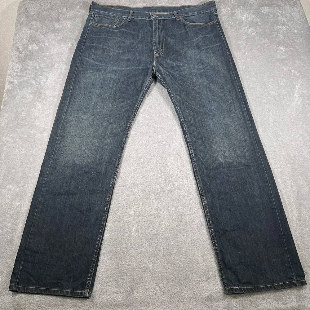Levis Jeans‎ Mens 40x32 Blue 505 Medium Wash Straight Leg Zip Fly Denim Classic